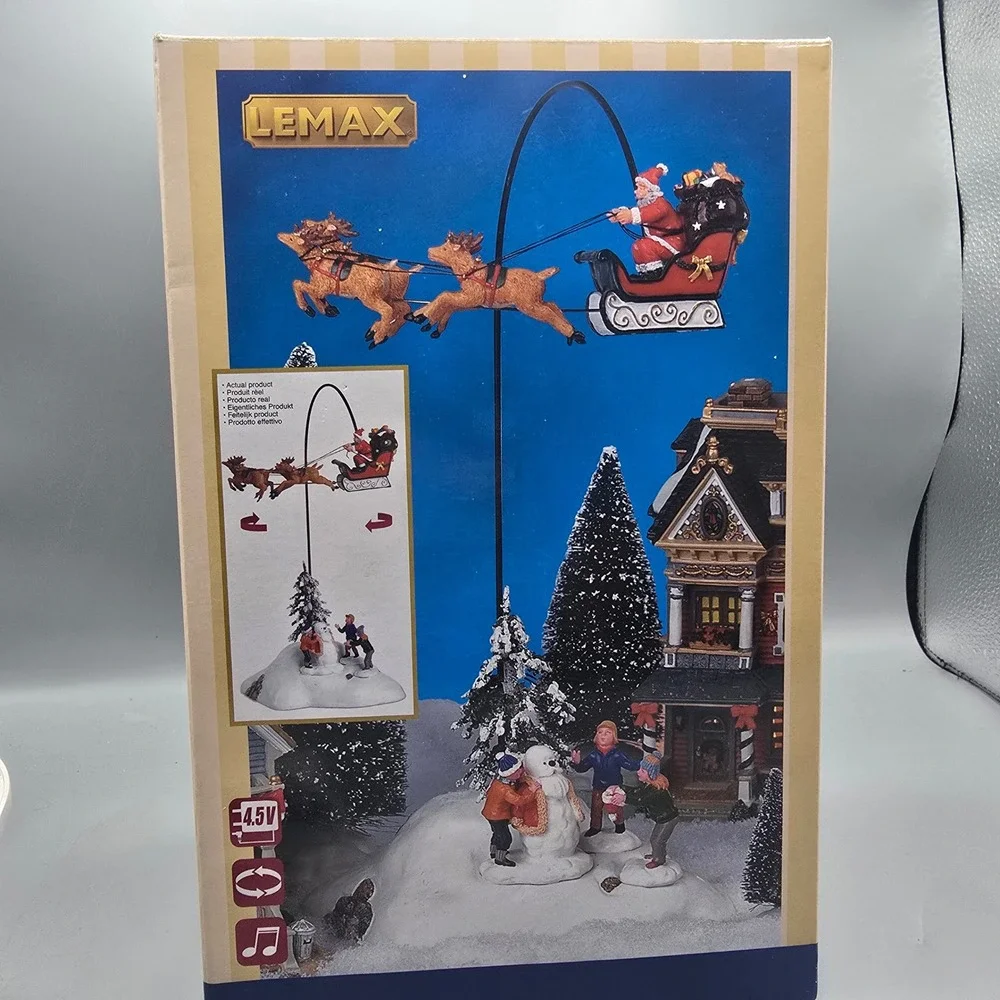 Lemax Santa Comes To Town Animated Christmas Village 54353 Sights & Sounds